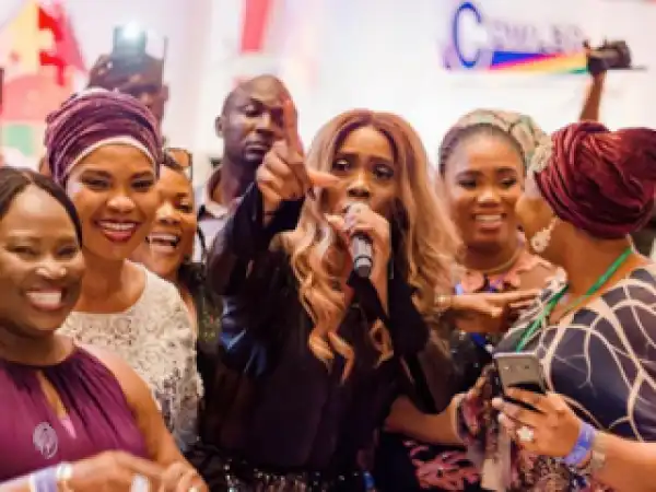 Photos Of Tiwa Savage Performing At The 17th Annual National Women’s Conference 